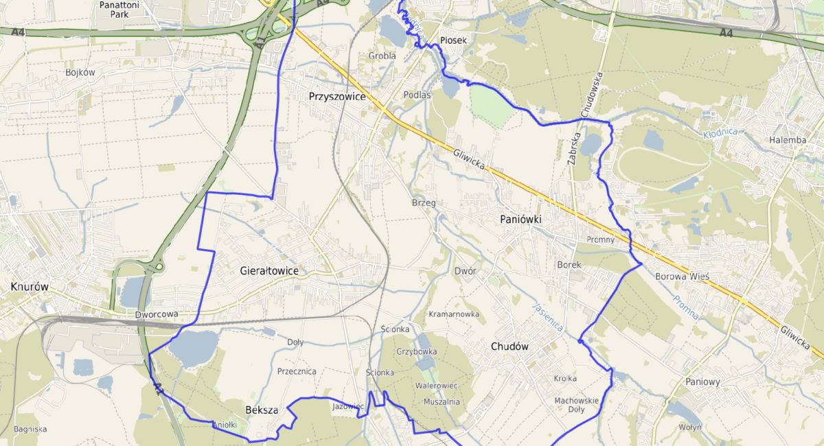 Plan Gierałtowic